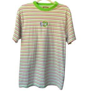 Golf Wang Multicolor Striped Short Sleeve Tee